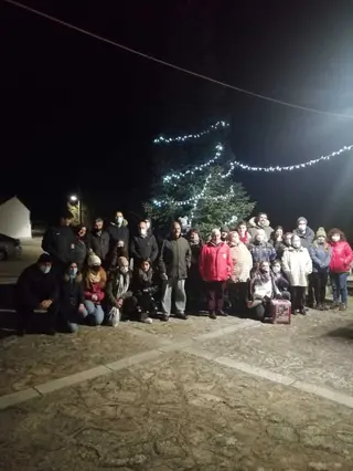 Encuentro navideño de los vecinos de Monterrubio de la Sierra