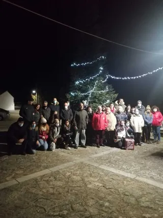 Encuentro navideño de los vecinos de Monterrubio de la Sierra