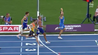 Alvaro de Arriba en las semifinales del Europeo de Roma