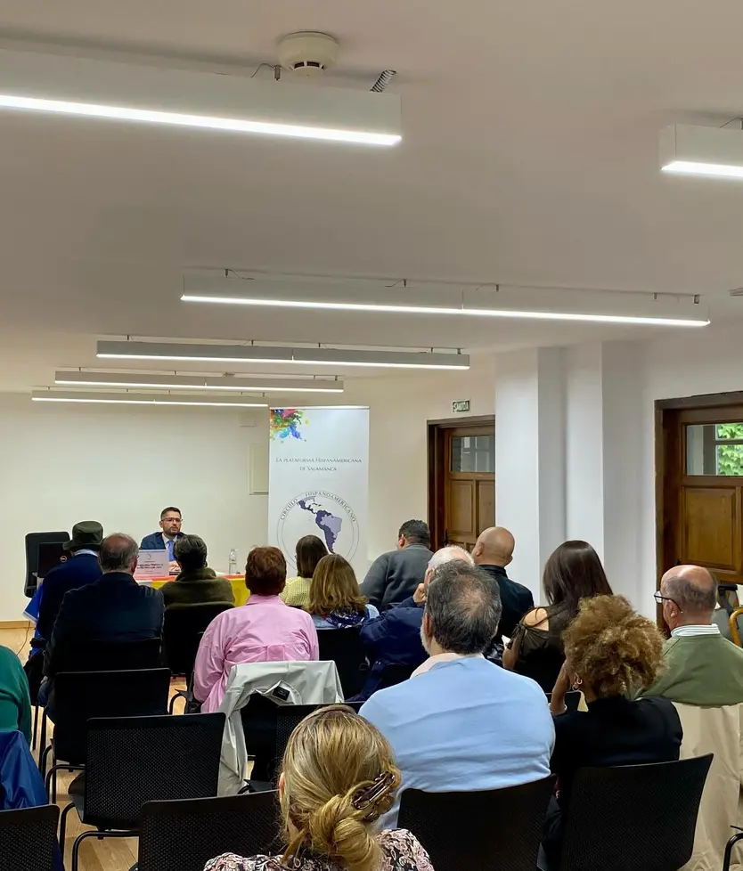 El Círculo Hispanoamericano de Salamanca acoge una ponencia del jurista y periodista Rafael Maldonado de Guevara