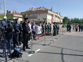 Visita Secretario de estado de Seguridad al cuartel de la guardia civil de Santa Marta (1)