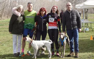 Ganadores del IV Canicross Alba de Tormes FOTO JUANES