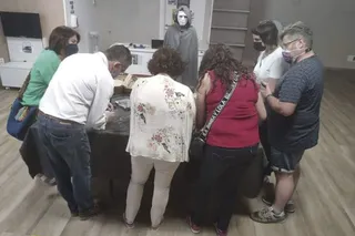Una veintena de personas han participado en Escapa del laberinto promovido por el Ayuntamiento de Peñaranda.