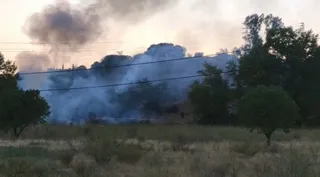 incendio en la carretera dealmaraz Zamora