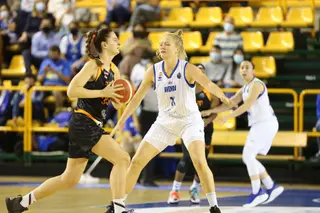 Hof, en el duelo de ida ante TTT Riga / FOTO SALAMANCA24HORAS.COM
