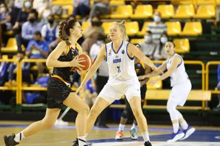 Hof, en el duelo de ida ante TTT Riga / FOTO SALAMANCA24HORAS.COM