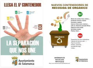 Campaña informativa contenedor marron