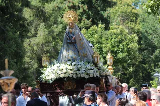 Béjar, misa y procesión en el santuario de Nuestra Señora del Castañar | Belén Hurtado