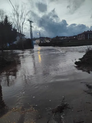 Arroyo del Zurguén desbordado