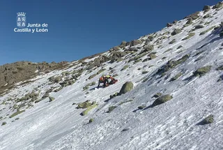 Rescate de un montañero | FOTO JUNTA DE CASTILLA Y LEÓN