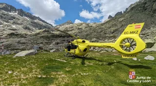 Rescate en la Laguna Grande de Gredos. 112 Castilla y León