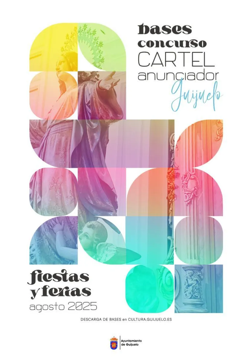 CARTEL BASES CONCURSO ANUNCIADOR CARTEL FERIAES Y FIESTAS AGOSTO 2025 GUIJUELO