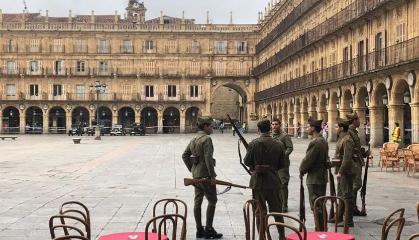  Película Amenábar Mientras dure la guerra Plaza Mayor (6) 
