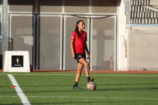 Primer entrenamiento del CD Salamanca Fútbol Femenino