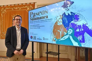 El concejal de Cultura, Ángel Fernández, presenta Pseos por Salamanca