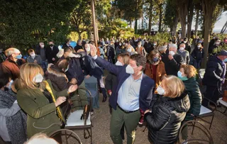 Alfonso Fernández Mañueco durante su visita a Ciudad Rodrigo | FOTO ICAL