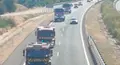 La Guardia Civil escolta un convoy de bomberos portugueses para reforzar la lucha contra los incendios en Ávila