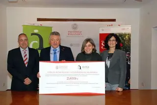 El Fondo de Cooperación recibe más de 2.600 euros de la Comida solidaria de la Feria de Bienvenida