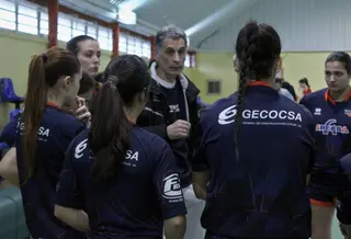 Javi Recio, entrenador del CB Arelsa | FOTO CB ARELSA