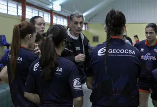 Javi Recio, entrenador del CB Arelsa | FOTO CB ARELSA
