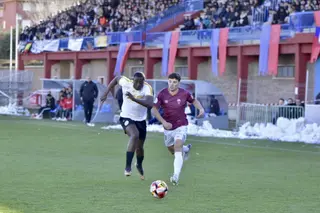 Souley, ante el Real Ávila en el Adolfo Suárez FOTO SALAMANCA CF UDS