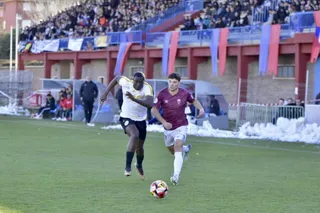 Souley, ante el Real Ávila en el Adolfo Suárez FOTO SALAMANCA CF UDS