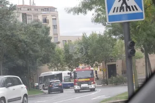 Incendio en la avenida de Villamayor