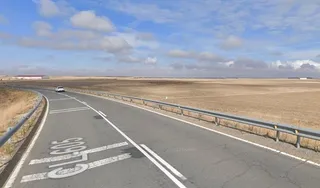 Carretera CL 605 en Salamanca. Foto GoogleMaps
