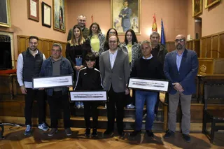 El alcalde de Ciudad Rodrigo recibe a los deportistas locales