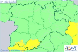 Mapa alerta tormenta