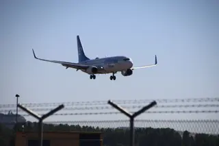 Avion de Air Europa en Matacán