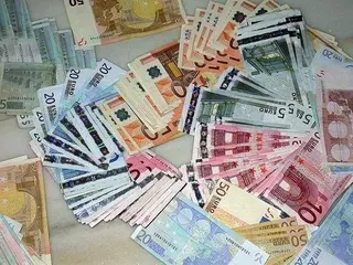 Dinero en una foto de archivo