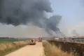Reactivado el incendio en una casa abandonada entre Pelabravo y Santa Marta de Tormes