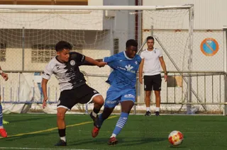 Sergio Encinas, en un amistoso contra el Villaralbo | FOTO JUANES