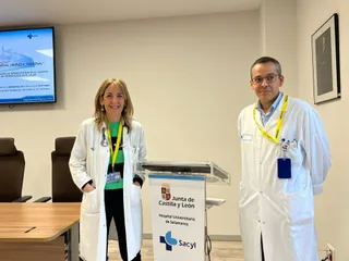 Pilar Fraile Gómez y Javier Nieto Blasco, jefes de servicio de Nefrología y Medicina Física y Rehabilitación