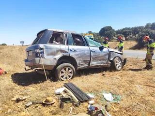 Accidente en la carretera de Matilla de los Caños, en el cruce del Hospital de los Montalvos. S24H