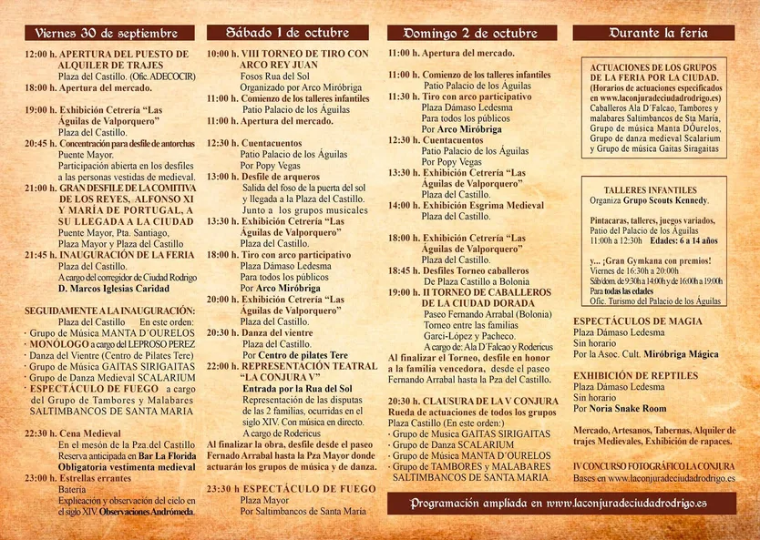 Programa Conjura de Ciudad Rodrigo1