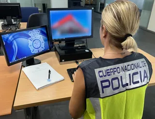 Agente de la Policía Nacional. Foto EP