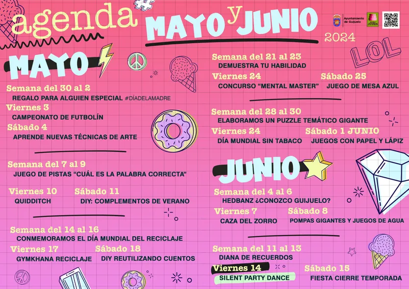 AGENDA MAYO Y JUNIO 24