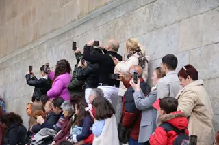 Ambiente de la procesión de Jesús del Perdón en la Semana Santa 2024