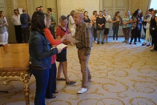 Entrega de diplomas de los cursos de inserción laboral
