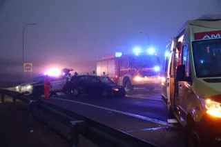 Accidente rotonda del Helmántico