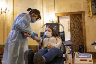 El Chemcyl recuerda la necesidad de continuar donando sangre durante la Semana Santa. Foto de archivo