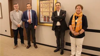 El Rectorado incorpora al patrimonio de la USAL el óleo “Universitas” | Universidad de Salamanca