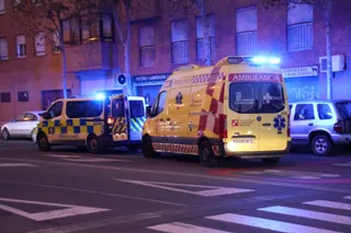 Atropellado un hombre en la calle del Bachiller Sansón Carrasco. Fotos Andrea M (2)