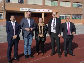 Eloy Ruiz, David Mingo, Lourdes Sánchez, José Miguel Sáez y Angel Miguel Morín