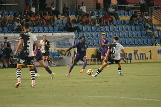 Frimpong, ante Unionistas | FOTO REAL VALLADOLID CANTERA