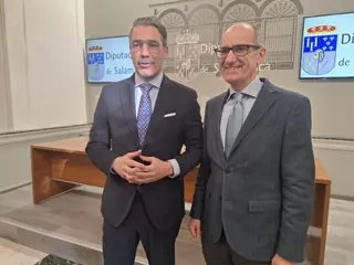 Ángel Peralvo y Javier Iglesias