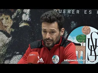 Rueda de prensa tras el Salamanca CF UDS - UD San Sebastián de los Reyes