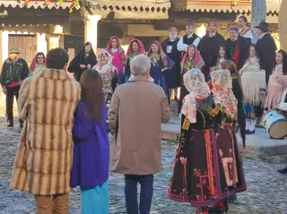 'Maestros de la costura' en La Alberca. Foto Facebook Ayuntamiento de La Alberca
